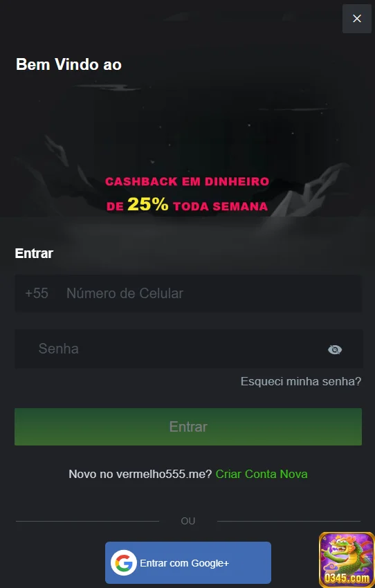 0345 - login premium - Entrar na Conta